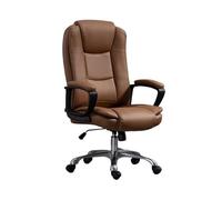 Casa Sedia da ufficio aziendale Sedia per computer di casa Sedia girevole per l'apprendimento con schienale alto Sedia ergonomica per il personale confortevole (Bruin)