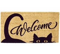 Casa Service ASOLO Zerbino 40x75cm in Cocco Naturale e Gomma PVC Rettangolare per ingresso con Animali (C - Cat)