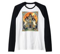 Casa stregata - Creepy Crescent Maglia con Maniche Raglan