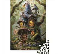 Casa sullAlbero Magica Puzzle 1000 Pezzi Puzzle per Adulti Fiaba nella Foresta Gioco di Puzzle 1000 Pezzi Decorazione Relax Regalo 70x50cm/1000pcs