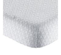 CASA TESSILE Coprimaterasso Sanity Spugna 1 Piazza e Mezza, cm 135x200+25, Proteggi Materasso Elastico con Angoli