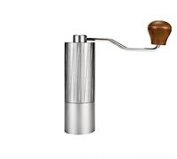 Casa Ufficio Macina Caffè Smerigliatrice Manuale Durevole Per Chicchi Di Caffè A Doppio Cuscinetto Per A Manovella Per Uso Domestico Compatto Macinacaffè(Blue,Silver)