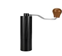 Casa Ufficio Macina Caffè Smerigliatrice Manuale Durevole Per Chicchi Di Caffè A Doppio Cuscinetto Per A Manovella Per Uso Domestico Compatto Macinacaffè(Black)