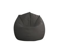 Casa Vital Panca Softy, ø 60 x 105 cm, resistente pelle PU, impermeabile, doppia cucitura, chiusura lampo sicura per bambini, per soggiorno, camera dei bambini e ragazzi (grigio scuro)