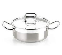 Casa viva, Casseruola con coperchio, in acciaio Inox, 26 cm