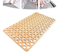 Casaandbeyond Shower Mat,Casa and Beyond Shower Mat with Suction Cups and Drain Holes,Machine Washable, Bathtub Mat NonSlip (Yellow, 75 * 43cm)