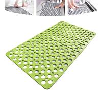 Casaandbeyond Shower Mat,Casa and Beyond Shower Mat with Suction Cups and Drain Holes,Machine Washable, Bathtub Mat NonSlip (Green, 88 * 40cm)
