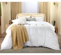Casabella Piumino per letto matrimoniale da 13,5 Tog, per letto matrimoniale di alta qualità, comfort tutto l'anno, morbido al tatto, ipoallergenico, lavabile in lavatrice, per letto matrimoniale (200