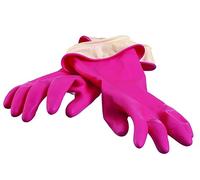 Casabella Premium Waterblock Reusable Household Cleaning Gloves, Medium