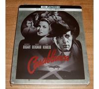 CASABLANCA 4K UHD+BLU-RAY NUOVO IMBALLATO STEELBOOK HUMPHREY BOGART DRAMMA R2