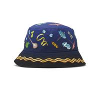 Casablanca, ,Accessories ,unisex ,Blu ,S Cappello Colorato in Cotone con Bordo Cadente