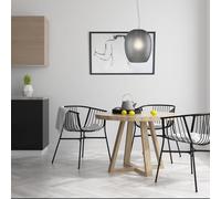 Casablanca Anua sospensione 1 luce grigio satinato Casablanca