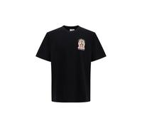 Casablanca Black Cotton T-Shirt - M