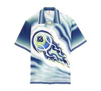 Casablanca - Camicia Bowling Stampa Grafica Manica Corta - - Shirts - Uomo - Blu - S
