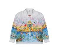Casablanca - Camicia Collo Cubano Egitto Com'era - - Shirts - Uomo - Multicolore - L