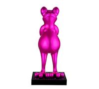 Casablanca Design Scultura Frog in resina, colore: Rosa
