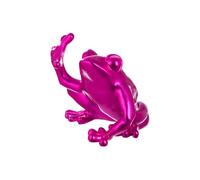 Casablanca Figura Rana - Resina - Rosa Lucida - Altezza 35 cm - Decorazione - Scultura - Regalo - Accessori per la casa