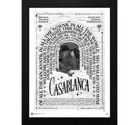 Casablanca Framed Print Warner 100th (300) Stampa Con Cornice GB EYE
