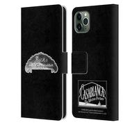 CASABLANCA GRAFICA CUSTODIA COVER PORTAFOGLIO IN PELLE PER APPLE iPHONE TELEFONI