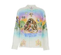 Casablanca - Innocence Cuban Collar LS Shirt - - Shirts - Uomo - Multicolore - M