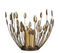 Casablanca - Lanterna Trevi, portacandele - metallo - oro antico - diametro 30 cm - altezza 27 cm