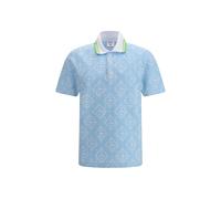 Casablanca Light Blue Cotton Polo Shirt - L