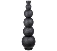 Casablanca modernes Design - Vaso in ferro grande - Vaso da pavimento nero - altezza 112 cm - decorazione soggiorno