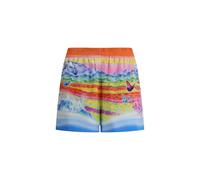 Casablanca Multicolor Silk Bermuda Shorts - 8