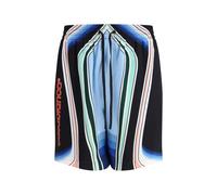 Casablanca Multicolor Silk Bermuda Shorts - M