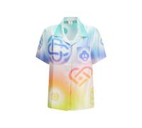 Casablanca Multicolor Silk Shortsleeve Shirt - M