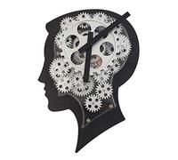 Casablanca Orologio brainwork Nero/Argento, ABS in Metallo/ABS, Testa m. Ingranaggi, F.1 Baby Cella (L x H x P) 22 X 31 X 7,5