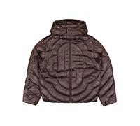 Casablanca - Piumino con cappuccio trapuntato a rombi concentrici - - Jackets - Uomo - Marrone - L