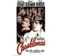 CASABLANCA - POSTER DEL FILM - 24x36 IMBALLATO - BOGART BERGMAN 6034