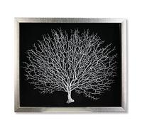 Casablanca Quadro Albero della Vita - Cornice Argento + Albero 60 x 50 cm