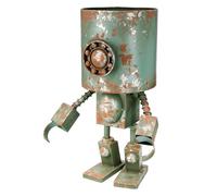 Casablanca Robotic - Portavaso in metallo, finitura anticata, altezza 42 cm x larghezza 30 cm, forma robotica
