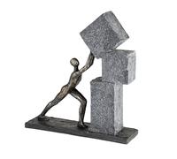 Casablanca - Scultura decorativa - Figura decorativa - Stacking - Poly - Colore: Bronzo - 30,5 x 28 cm