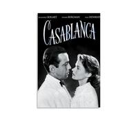 Casablanca - Stampa artistica da parete su tela, decorazione artistica da parete, per casa, camera da letto, estetica, decorazione per soggiorno, decorazione da parete resistente, senza cornice, stile