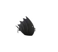 Casablanca - Statuetta decorativa a forma di pesce, in poliresina, altezza 33 cm, lunghezza 36 cm