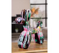 Casablanca - Statuetta di pallone in resina artificiale, colore: Multicolore lucido, 40 x 41 x 13 cm