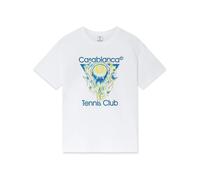 Casablanca - Tennis Club Icon Tee - - Tops - Donna - Bianco - L