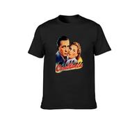 Casablanca Vintage Retro Film Movie O-Neck 100% Cotton Short Sleeve Unisex T-Shirt M