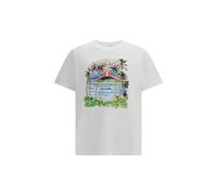 Casablanca White Cotton T-Shirt - L