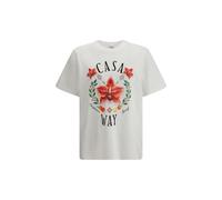 Casablanca White Cotton T-Shirt - M