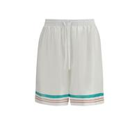 Casablanca White Silk Bermuda Shorts - M