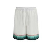 Casablanca White Silk Bermuda Shorts - S
