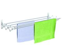 Casabriko 32108 Stendibiancheria a Soffietto in Alluminio, Bianco, 80 cm