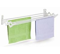 Casabriko 48902 Stendibiancheria a Soffietto, Acciaio Resinato e Resina, Bianco, 100 cm