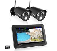 CasaCam - Sistema di telecamere di sicurezza serie VS, 720p HD, nightvision 2-cam kit