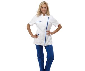 Casacca donna Siggi Loys bianca/blu art. 04CS0307