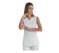 Casacca Estetista Donna Bahia Bianca Smanicata - Isacco - Centro Benessere